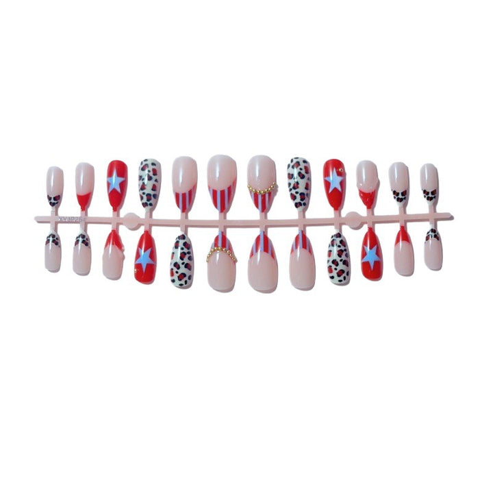 Artistic Nail Tips in Retro Style Stornfield