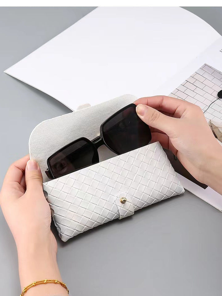 Woven Leather Clutch Stornfield