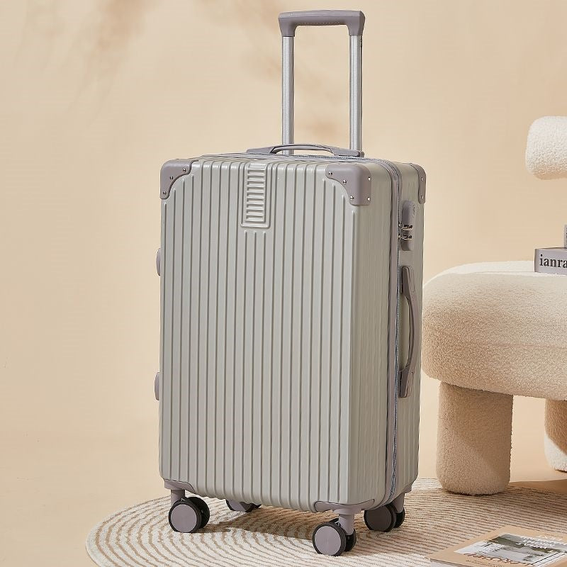 Hard-shell suitcase with double safety lock and flexible interior Stornfield