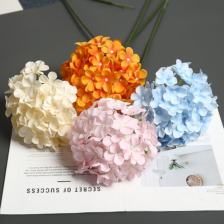 Realistic Floral Hydrangea Stem