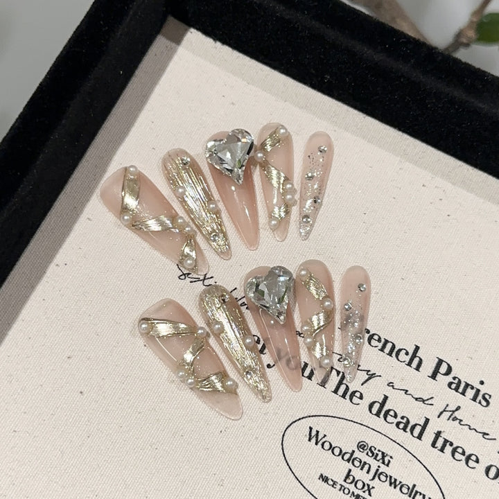 Premium Decorative Press-On Nail Kit