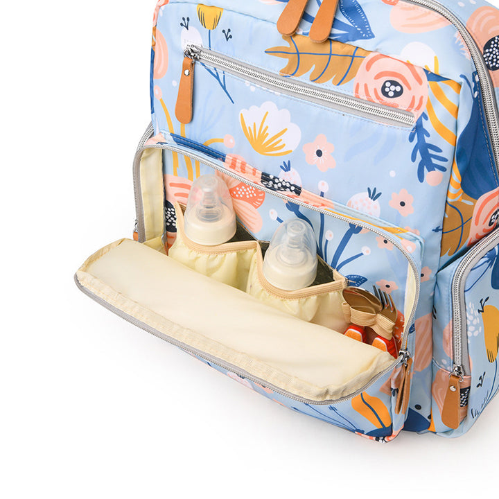 Versatile Floral Print Backpack Stornfield