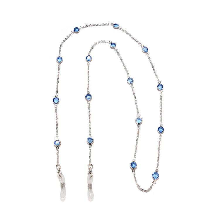 Elegant Crystal-Embellished Eyewear Chain Stornfield