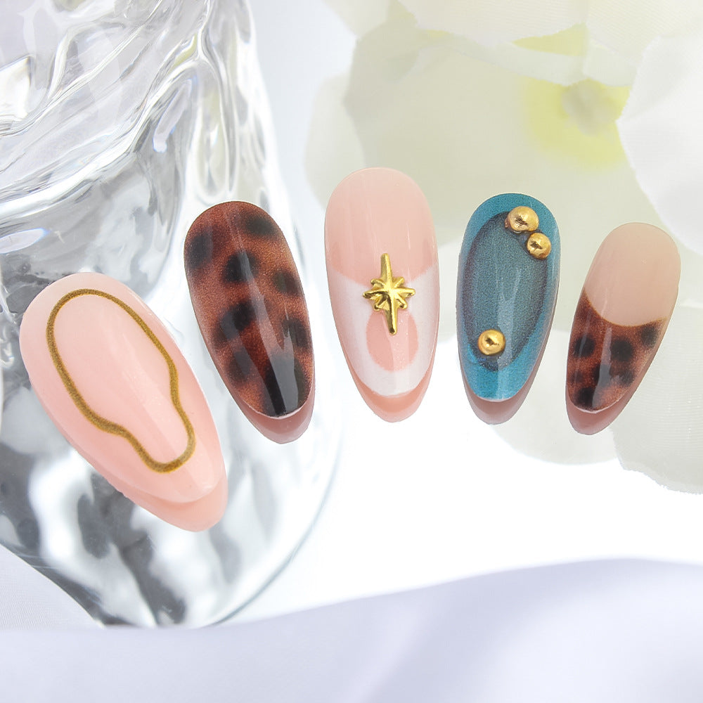 Elegant Gel Press-On Nail Set Stornfield