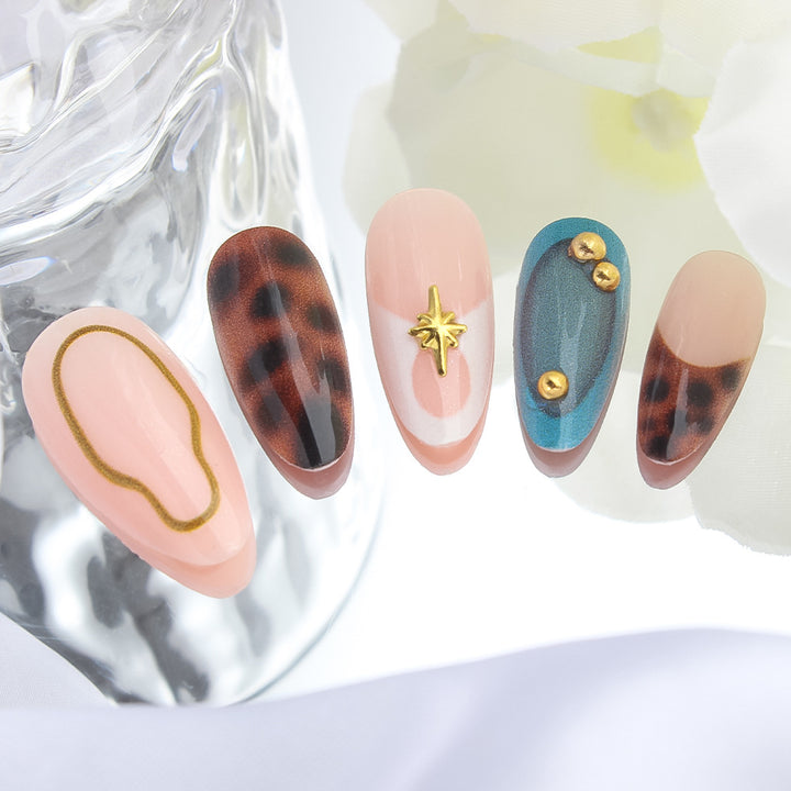 Elegant Gel Press-On Nail Set Stornfield