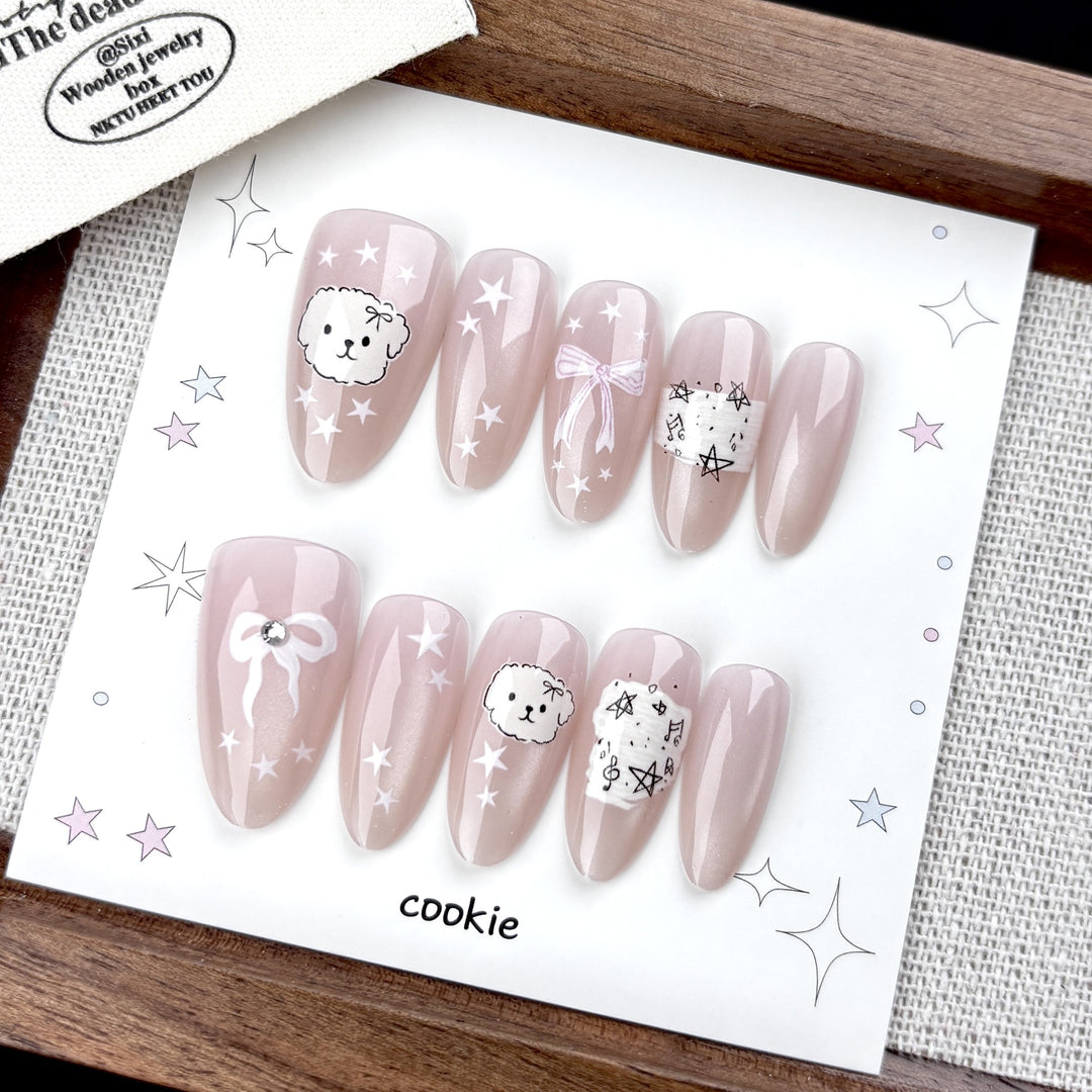 Themed Press-On Nail Art Set 1790745248