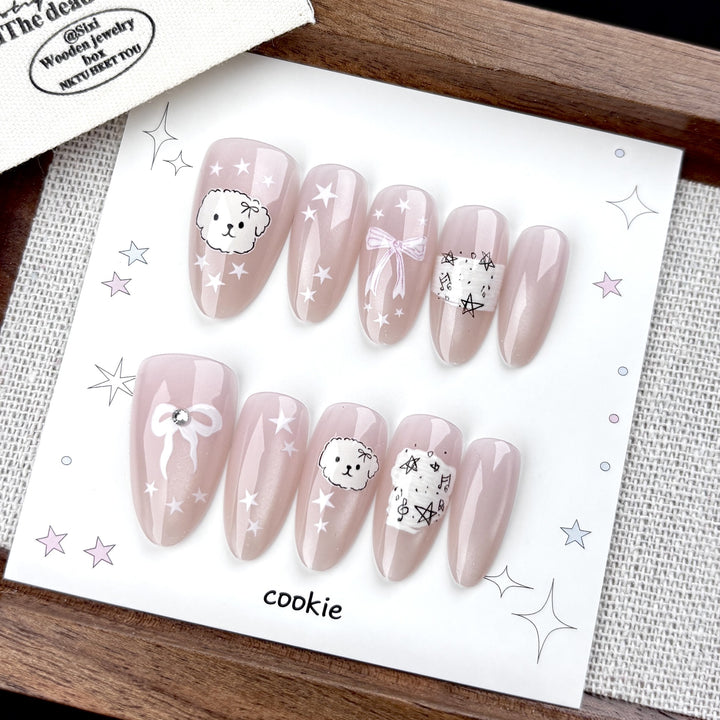 Themed Press-On Nail Art Set 1790745248