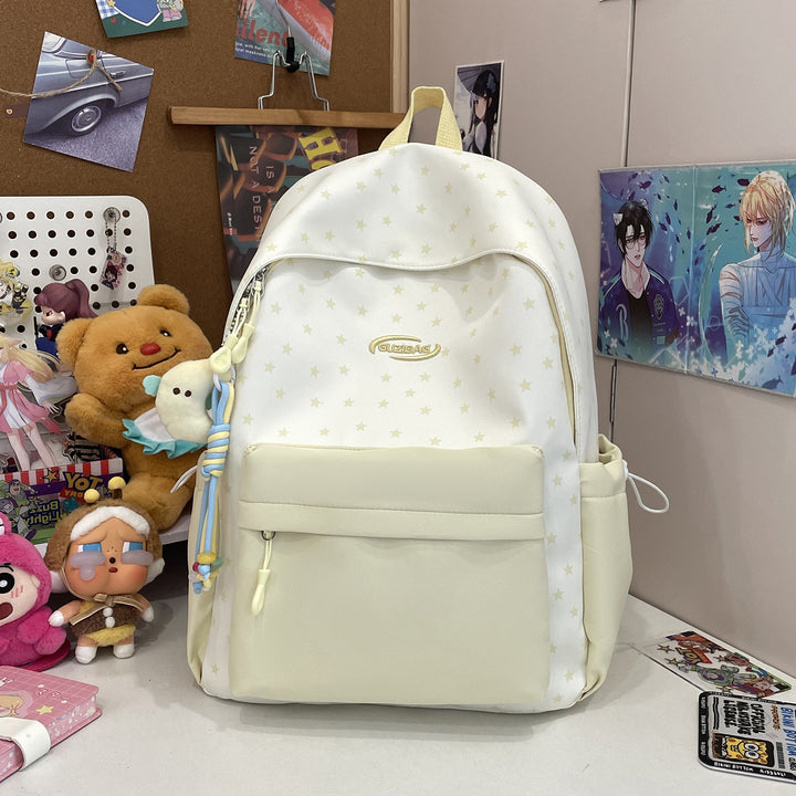 Stylish Printed Backpack with Fun Character Accents Stornfield