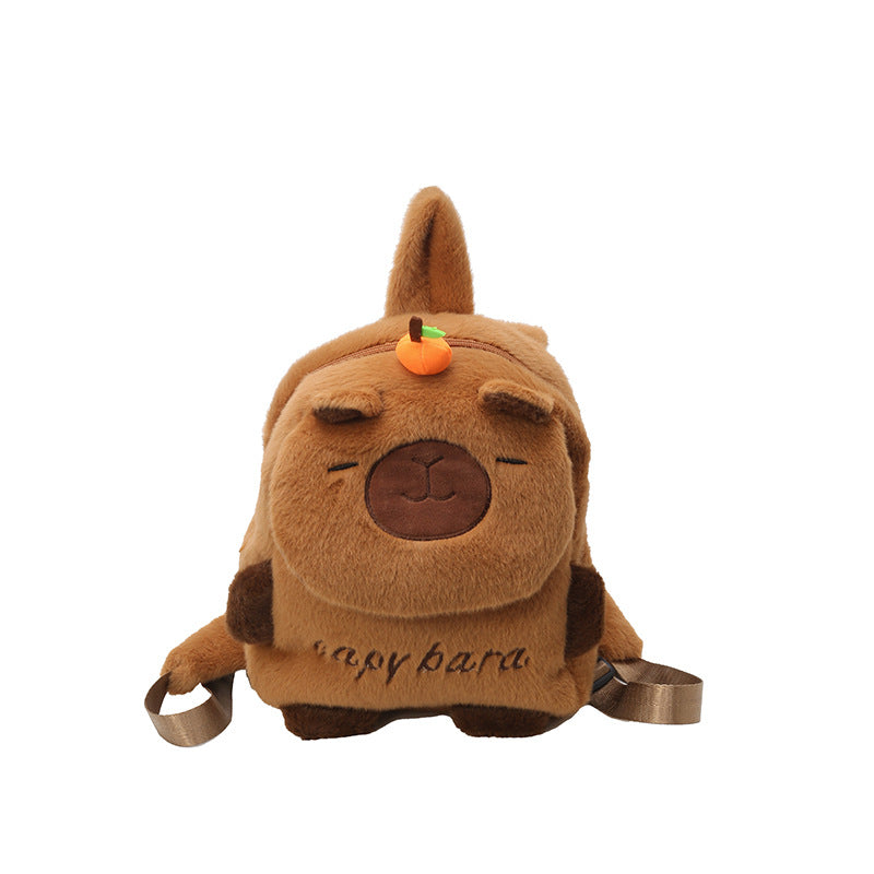 Plush Backpack in Capybara Design Stornfield