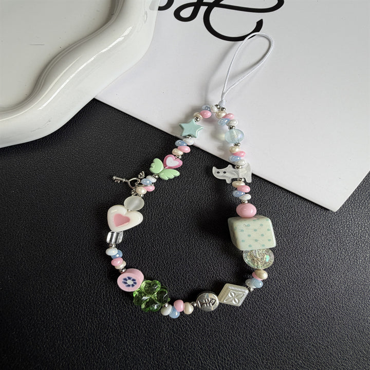 Decorative Beaded Charm Necklace Stornfield 1790135825