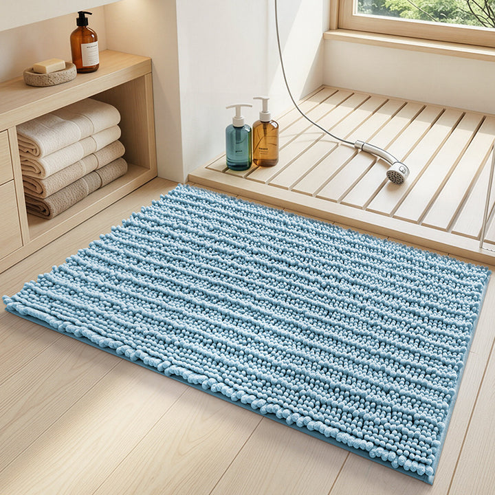 Plush Textured Bath Mat