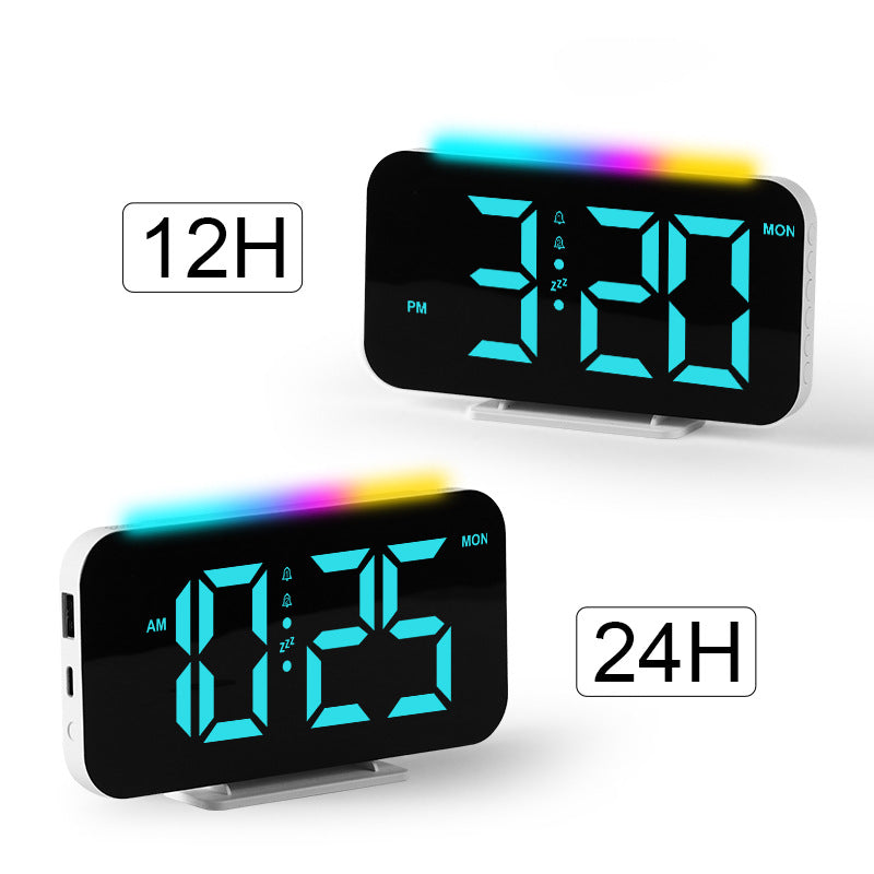 Digital radio alarm clock with large LED digits Stornfield