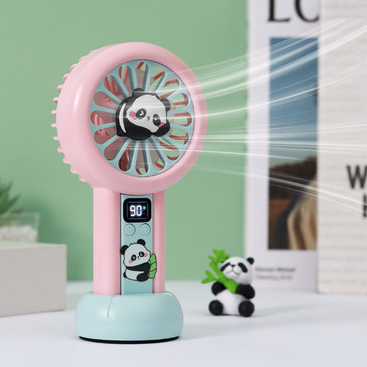 Women portable mini fan with cute panda design Stornfield