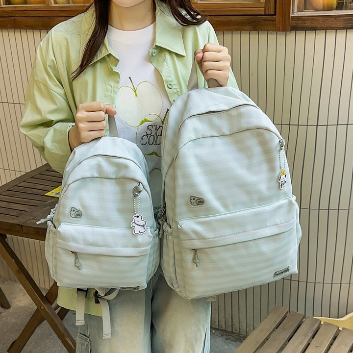 Cute Cartoon Design Striped Backpack Stornfield