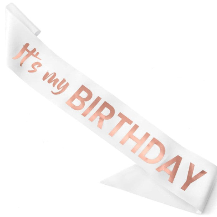 Ladies Festive Birthday Band with Glitter Design Stornfield