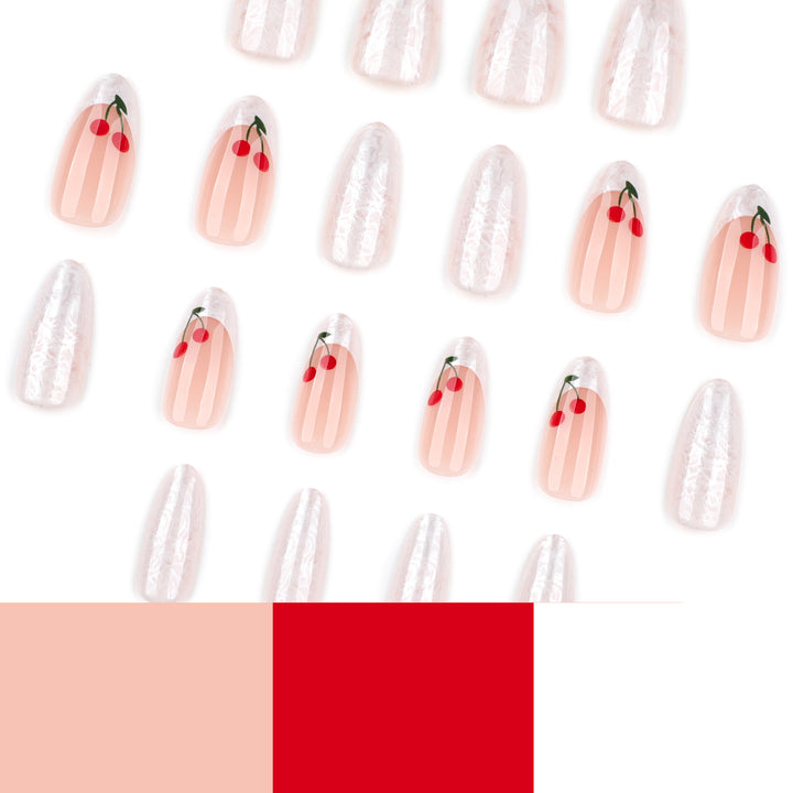 Artful Nail Extensions with Fruity Design Stornfield