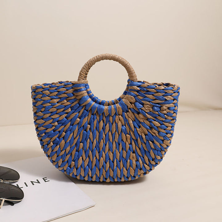 Braided basket bag with unique design Stornfield