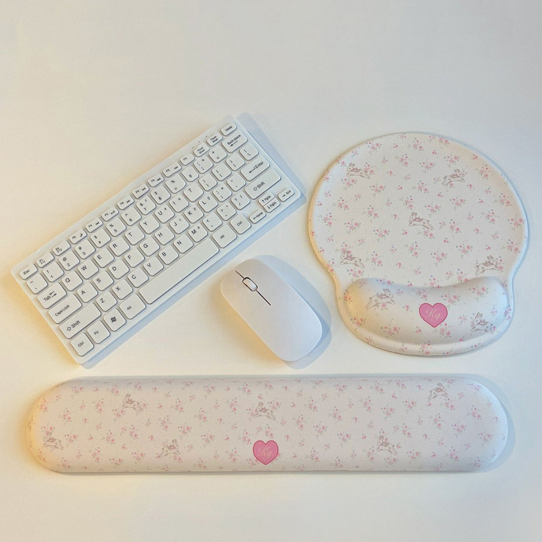 Stylish Floral Ergonomic Mouse Pad