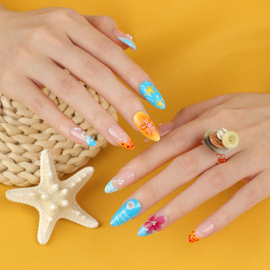 Artificial Flower Nail Art Stornfield