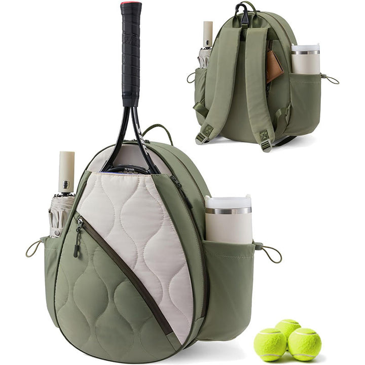 Quilted Tennis Racket Backpack Stornfield