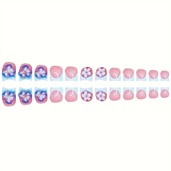 Floral-Inspired Press-On Nail Art Stornfield