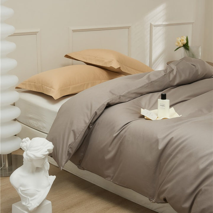 Cotton Renforcé Duvet Cover with Soft Touch Finish and Hidden Zipper