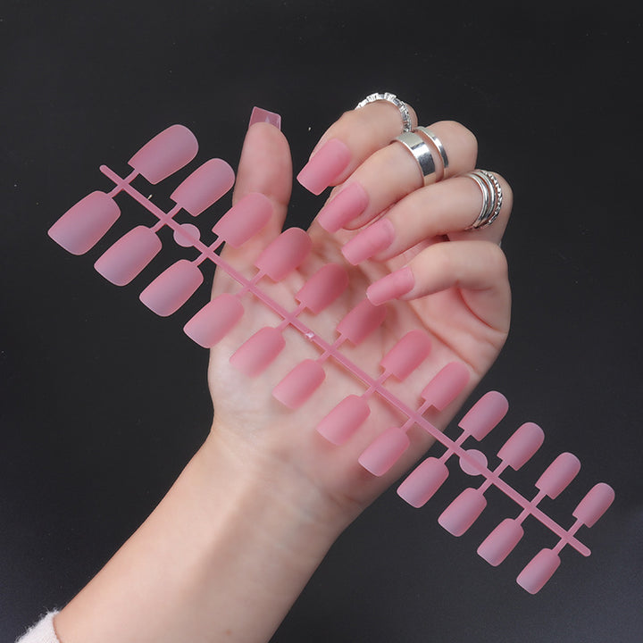 Matte Finish Long Stiletto Press-On Nails Stornfield