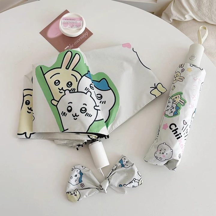 Women's Foldable Umbrella with Cute Cartoon Designs Stornfield
