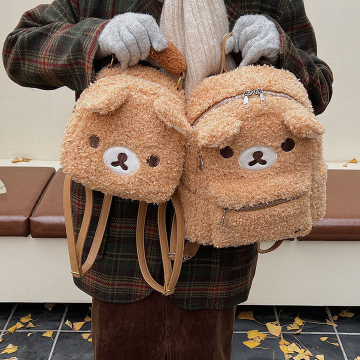 Plush Backpack in Funny Bear Design Stornfield