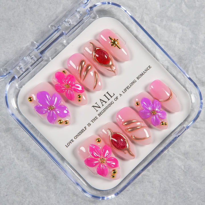 Floral Nail Art Set