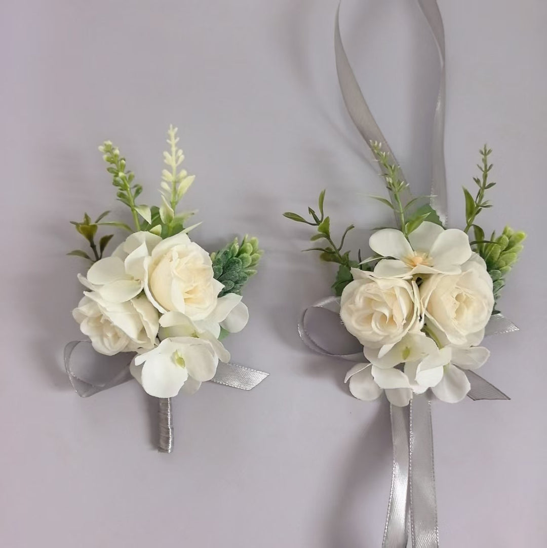 Elegant Floral Corsage Pin