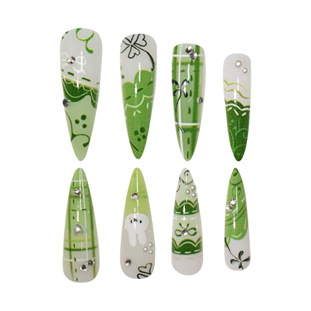 Artistic Themed Press-On Nail Extensions Stornfield 1787913878