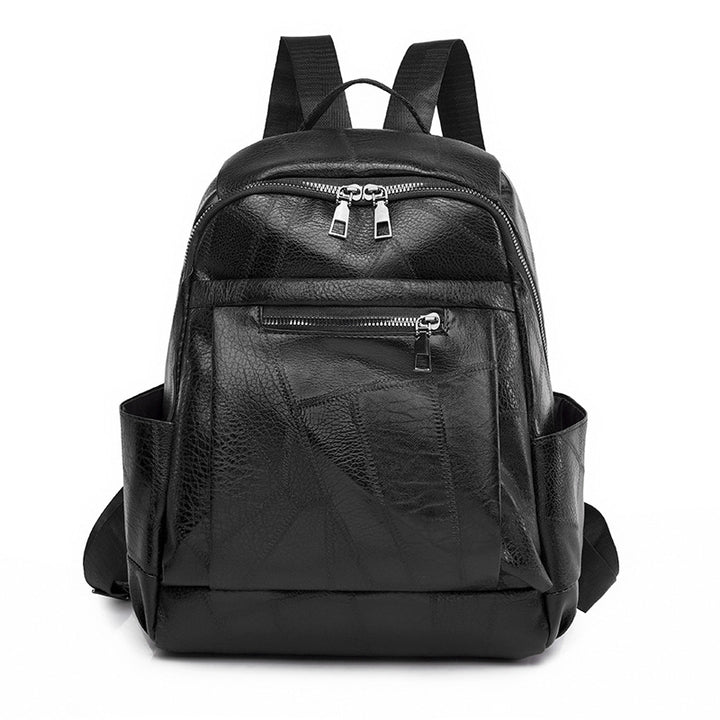 Luxurious Multi-Compartment Leather Backpack Stornfield