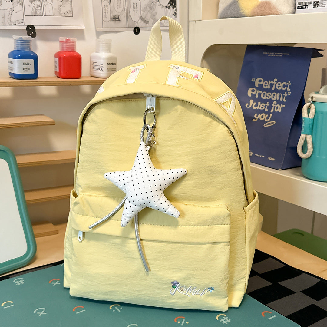 Stylish Casual Backpack with Star Charm Stornfield