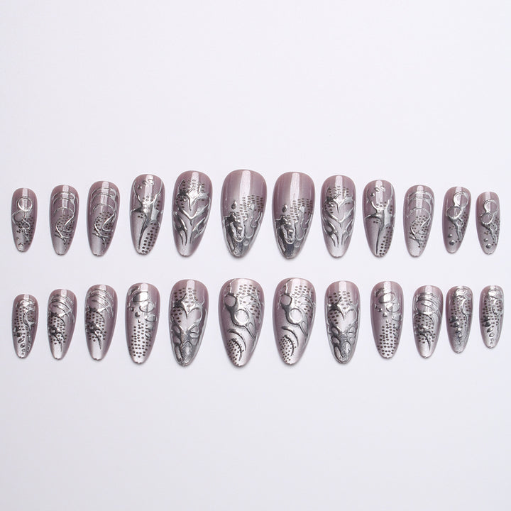 Artful Nail Tips with Modern Design Stornfield