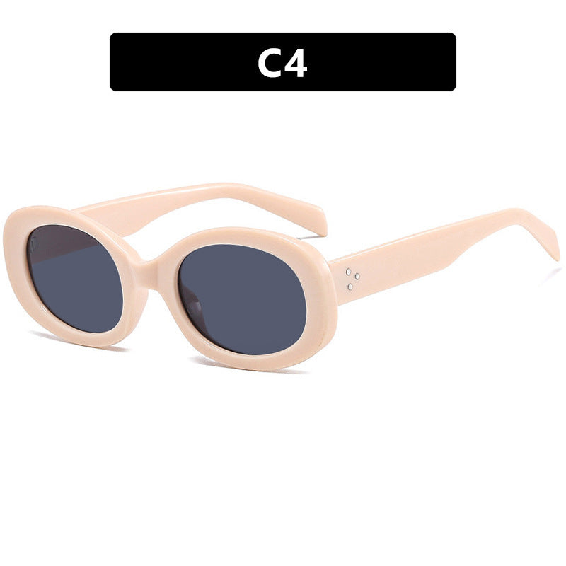 Ladies fashionable sunglasses in stylish oval design Stornfield