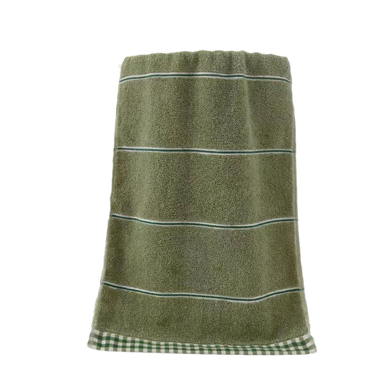 Luxury terry towel with modern check pattern Stornfield