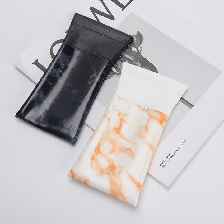 Stylish Marble-Patterned Eyewear Case Stornfield