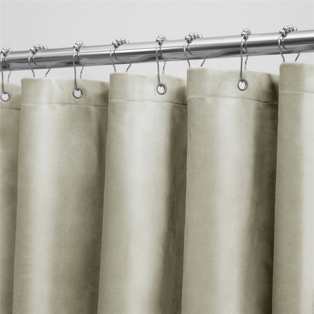 Velvet Grommet Top Curtain Stornfield