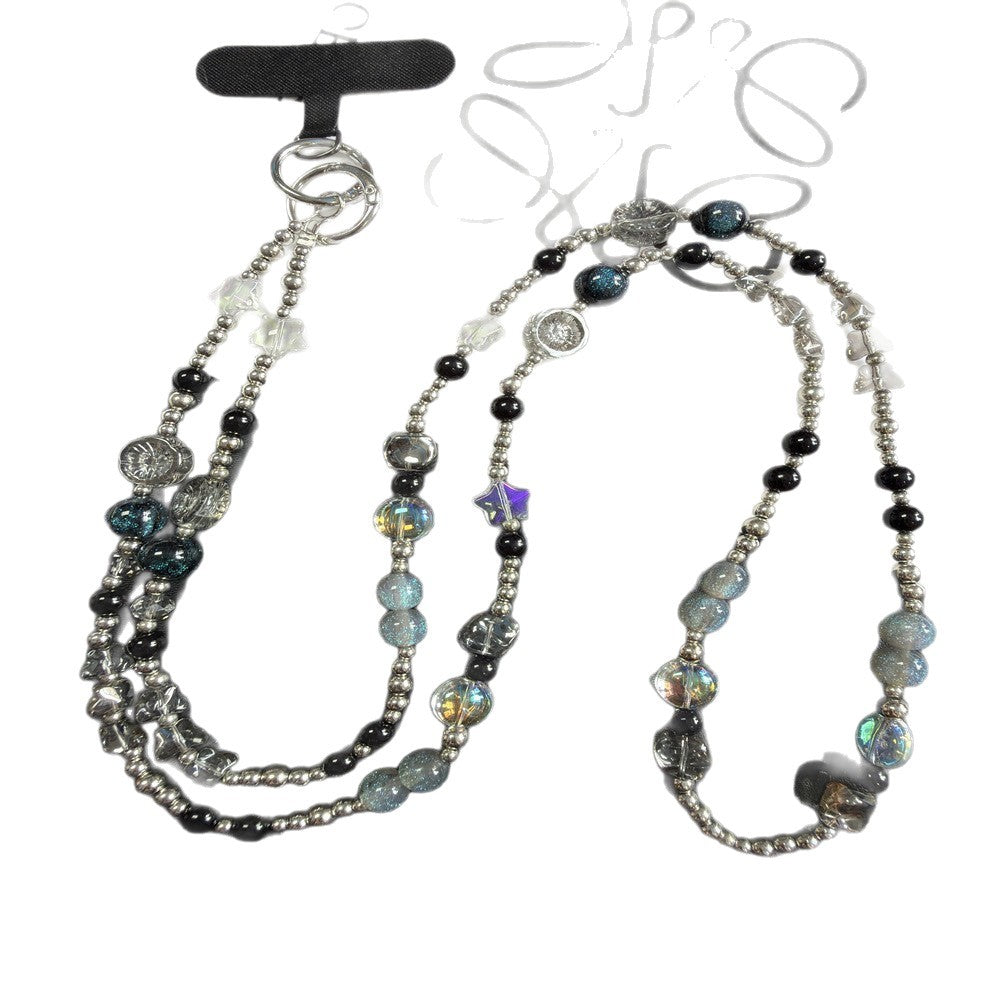 Multi-Strand Beaded Necklace with Charms Stornfield