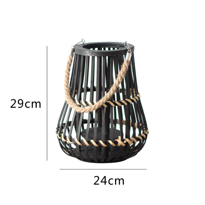 Stylish lantern with hemp handle Stornfield