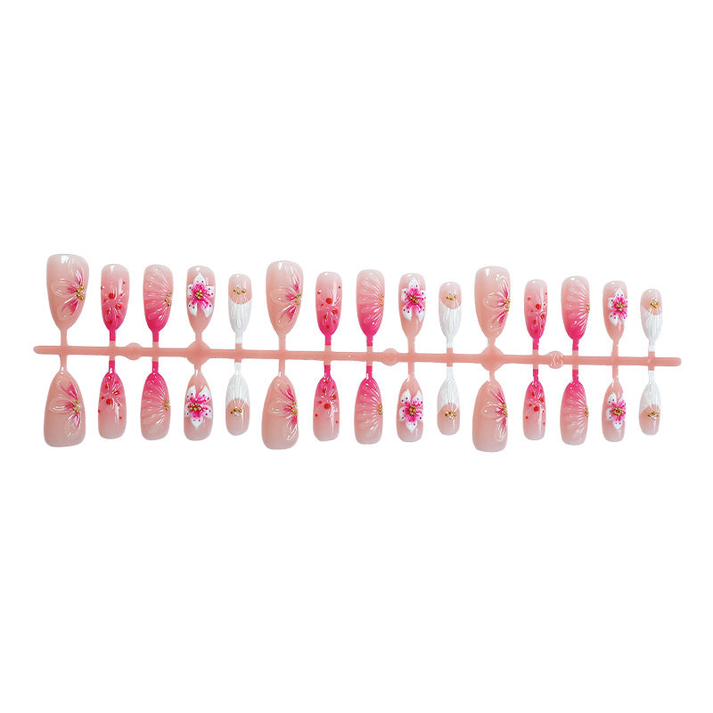 Artistic Floral Press-On Nails Stornfield 1788495873
