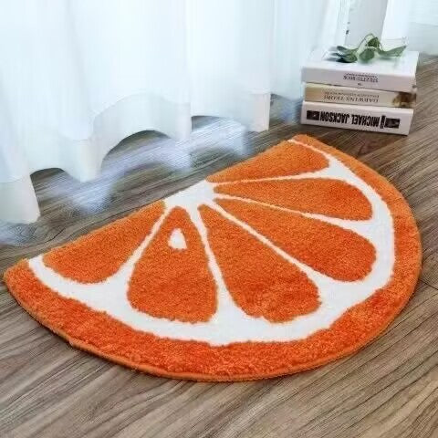 Playful Lemon-shaped Rug