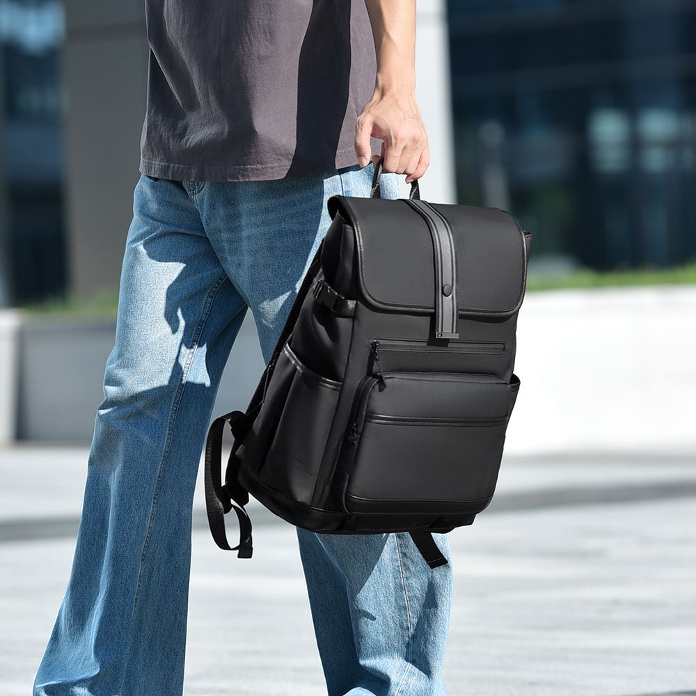 Modern everyday backpack with versatile compartment system Stornfield