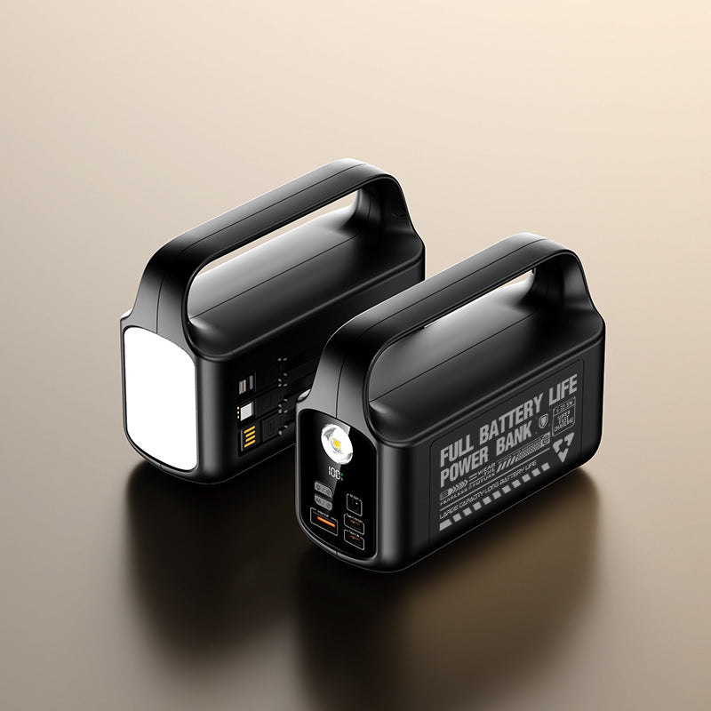 Portable power bank with integrated LED light and fast charging function Stornfield