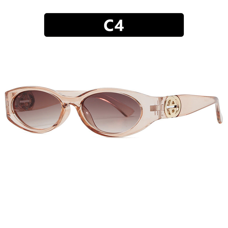 Women's fashionable cat-eye sunglasses with protective UV filter and luxurious accents Stornfield