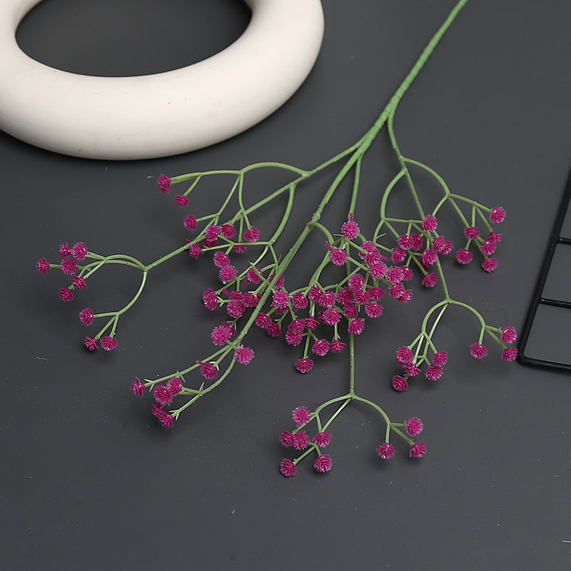 Artificial Blue Floral Spray for Home Decor