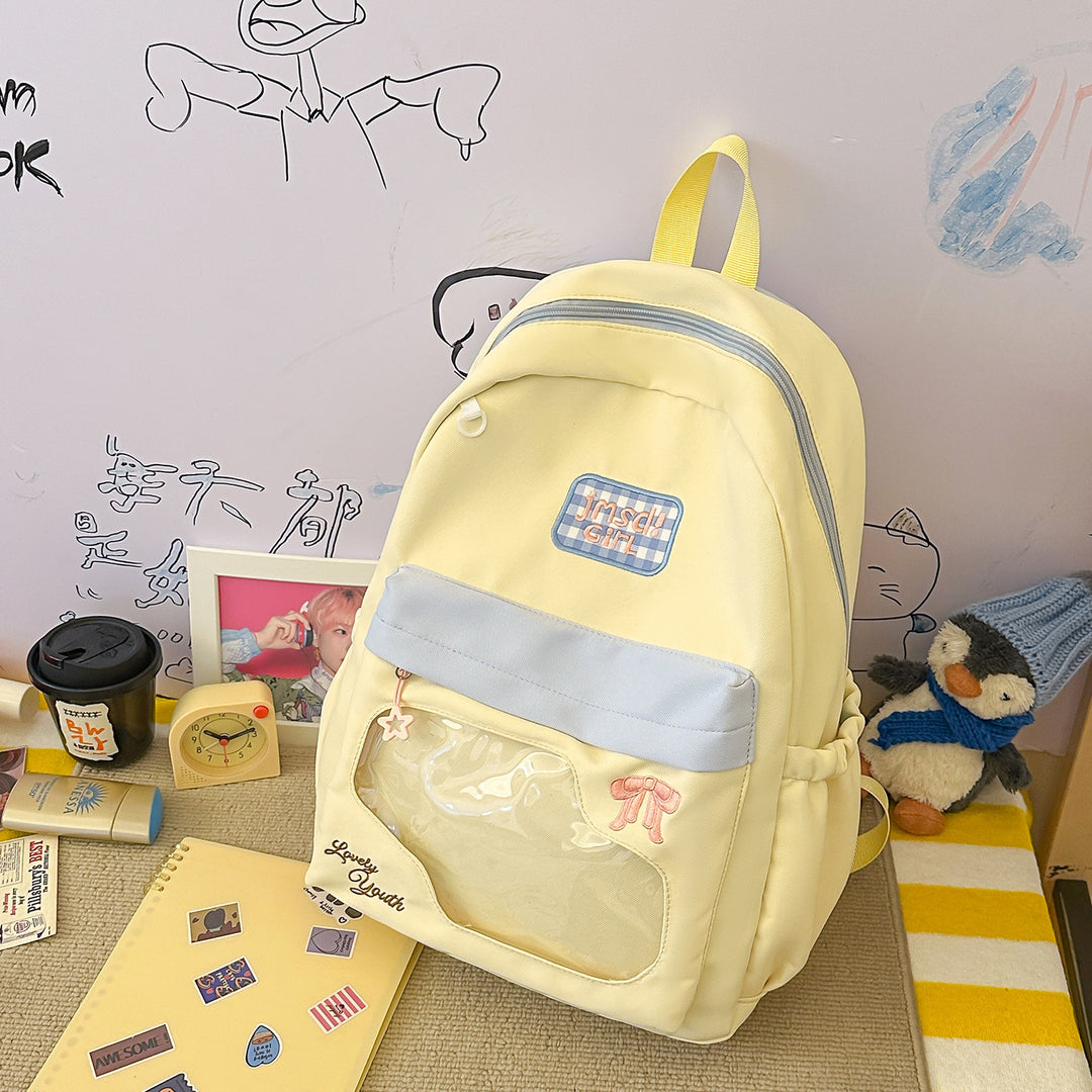 Cute Cartoon-Embellished Mini Backpack Stornfield