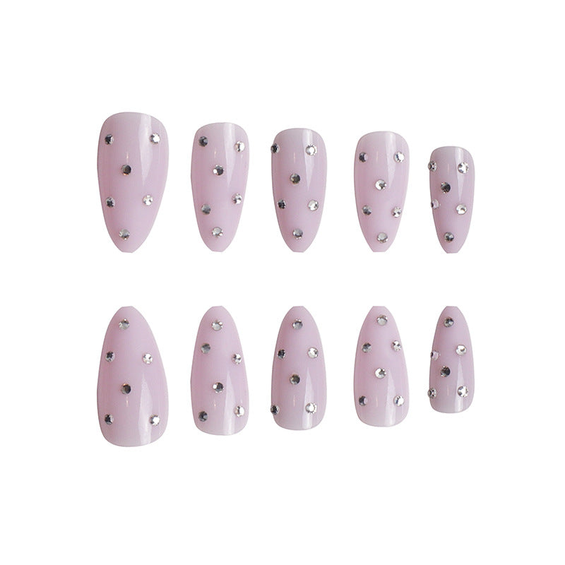 Elegant Glittery Press-On Nail Set Stornfield