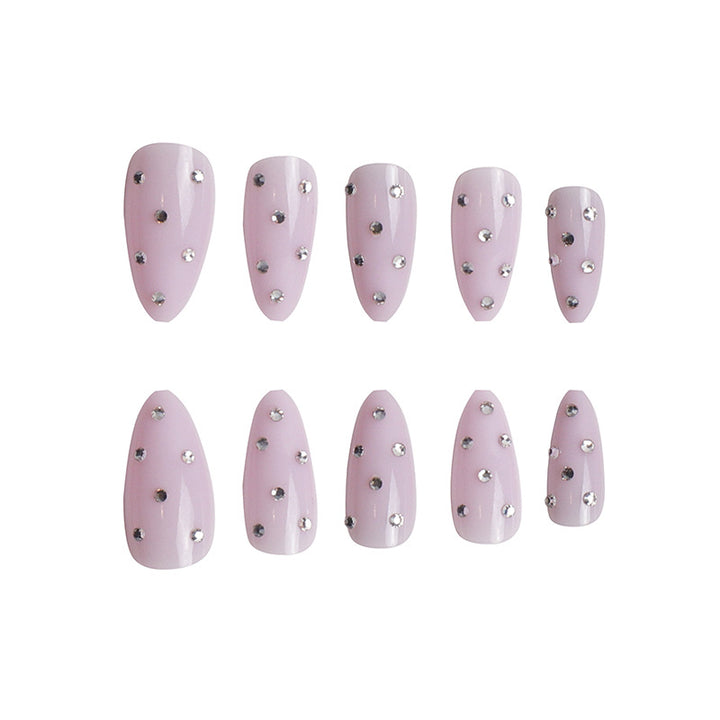 Elegant Glittery Press-On Nail Set Stornfield
